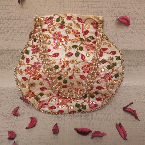 Beautifull Embroidery Designer | Wristlets Ethnic Potli for Women's