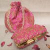 Rajasthani Style Royal Clutch Silk and Potli For Women