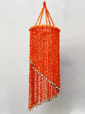 Orange Woolen Soft and Attractive Hanging Jhumar