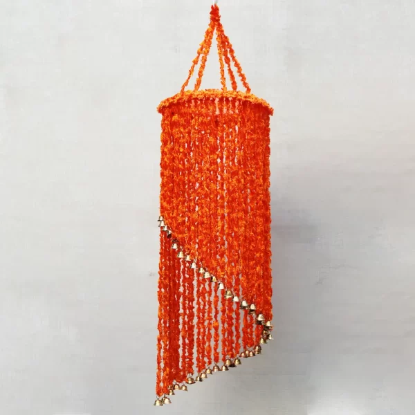 Orange Woolen Soft and Attractive Hanging Jhumar