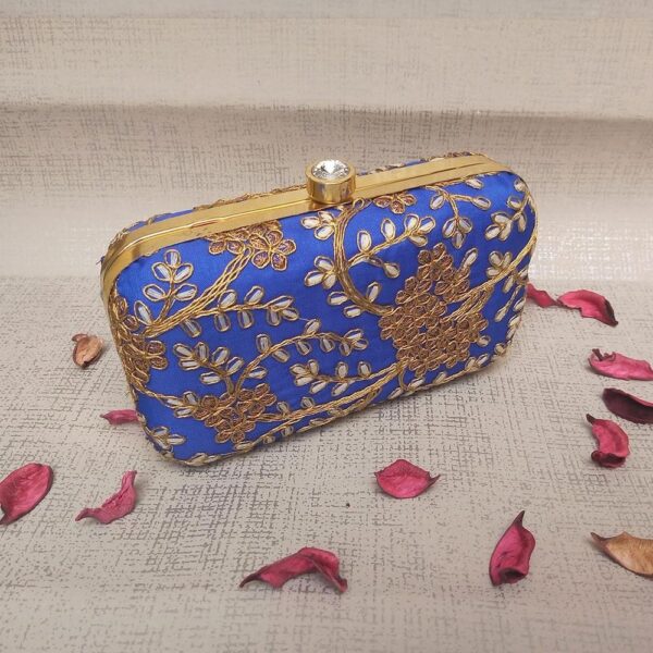Silver Color Clutches for Women & Girls - Image 2