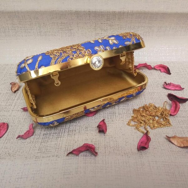 Silver Color Clutches for Women & Girls - Image 3