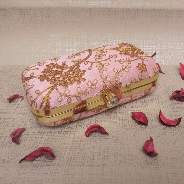 Baby Pink Color Clutch for Women & Girls