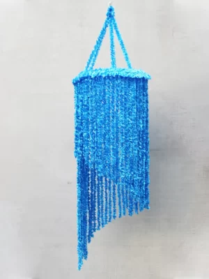 Woolen Soft and Hanging Jhumar Blue