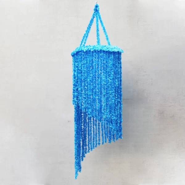 Woolen Soft and Hanging Jhumar Blue