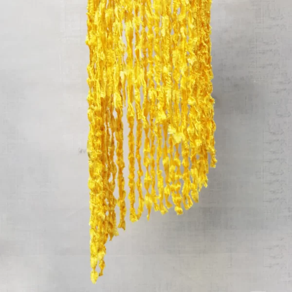Woolen Soft and Hanging Jhumar Yellow, Diwali Jhumar - Image 2