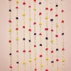 Gajra Shade Woolen Latkan for Home Decor, Pom-Pom Hangings with Silver Ghanti - Image 2