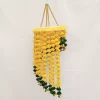 Elegant Design Jhumar Yellow & Green Pompom for Diwali Decor