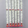 Traditional Design White Flower Latkan For Diwali Decoration, Home entrance - Image 2