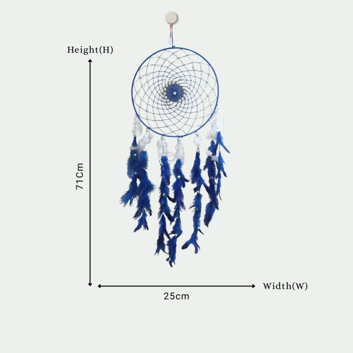 Ocean-Blue-White-Dream-Catcher