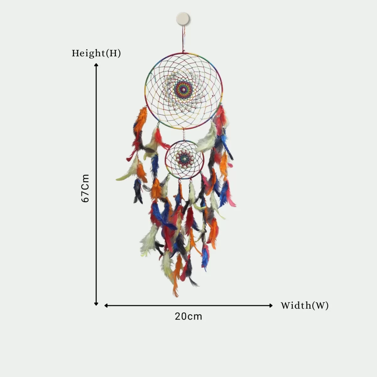Two-Ring-Dream-Catcher-for-Good-Dreams-and-Positive-Energy-Decorative-Showpiece