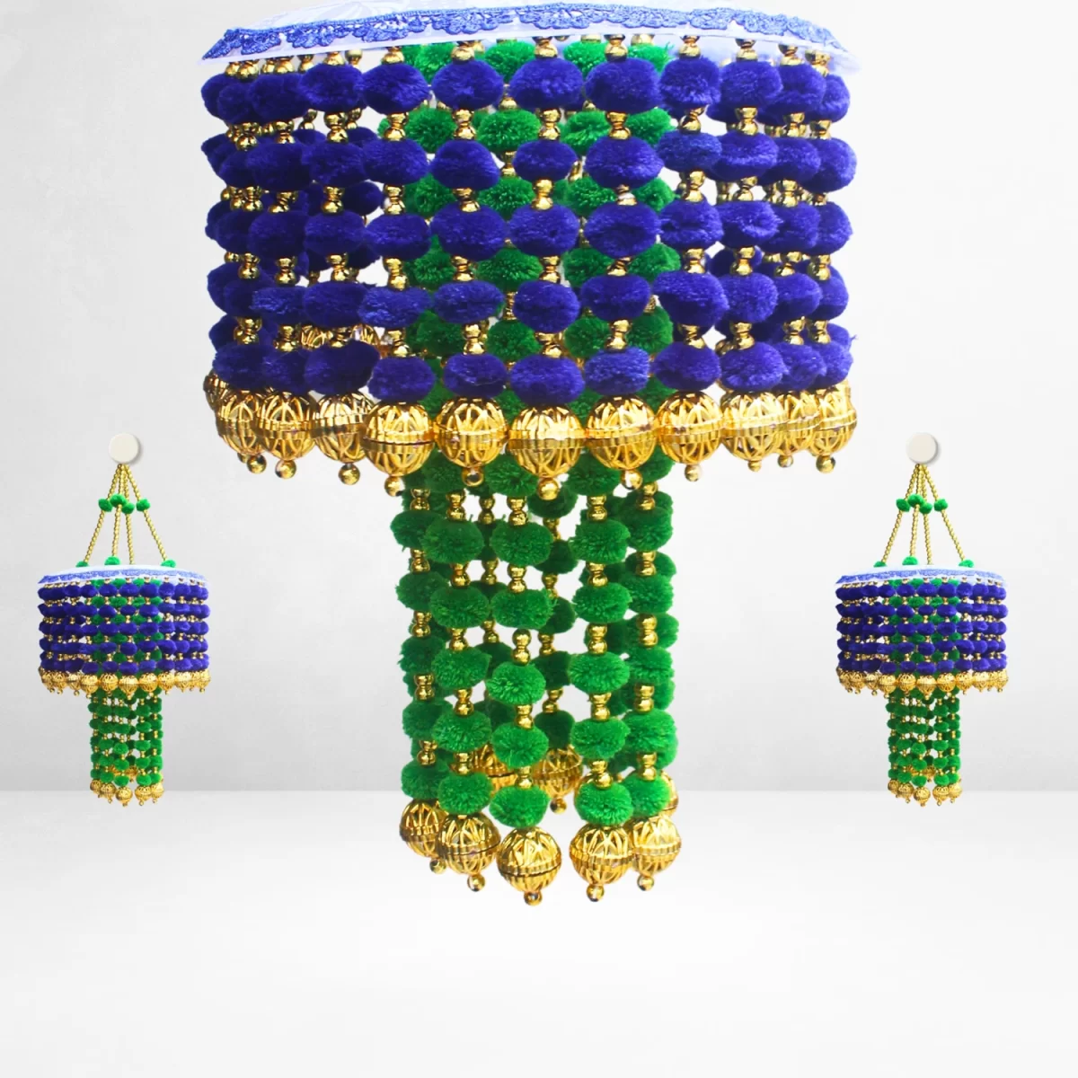 blue-green-pom-pom-beaded-jhumar