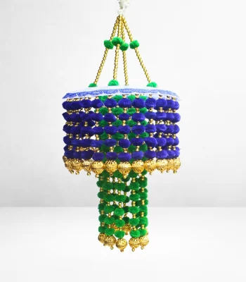 blue-green-pom-pom-beaded-jhumar