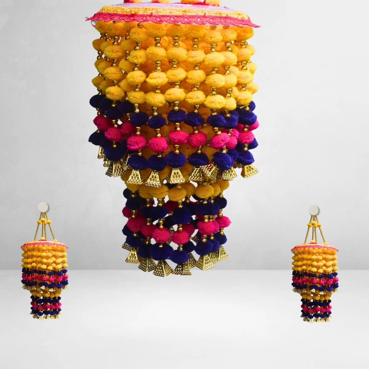 multicolour-pom-pom-layered-jhumar
