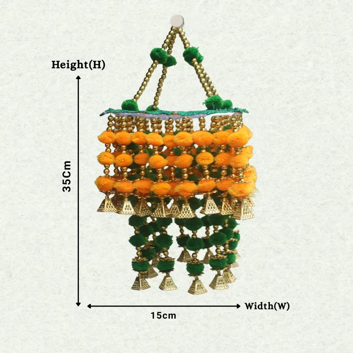 orange-green-pom-pom-beaded