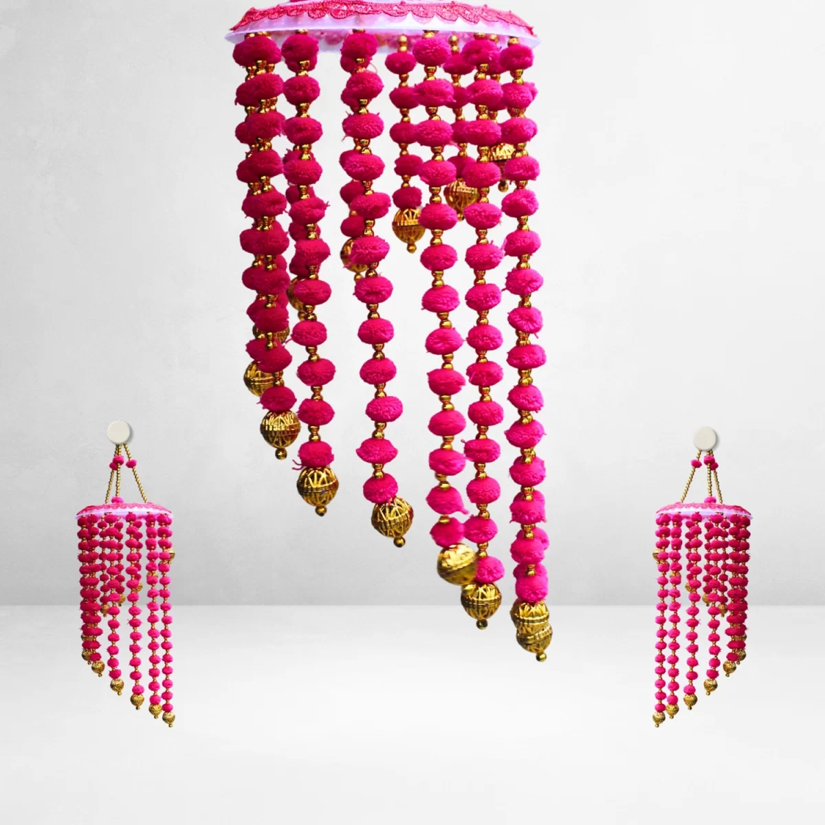pink-pom-pom-and-beaded-handmade-jhumar