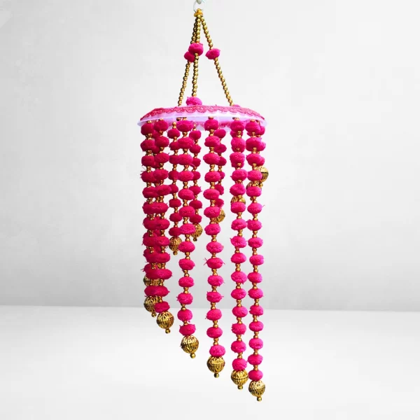 pink-pom-pom-and-beaded-handmade-jhumar