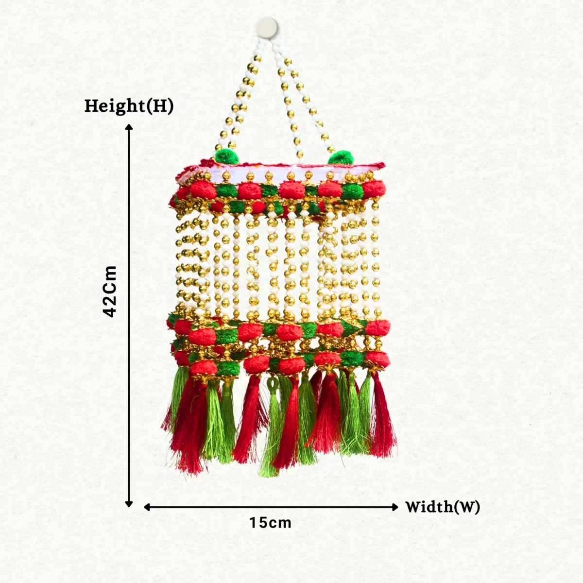 red-green-tassel-beaded-jhumar