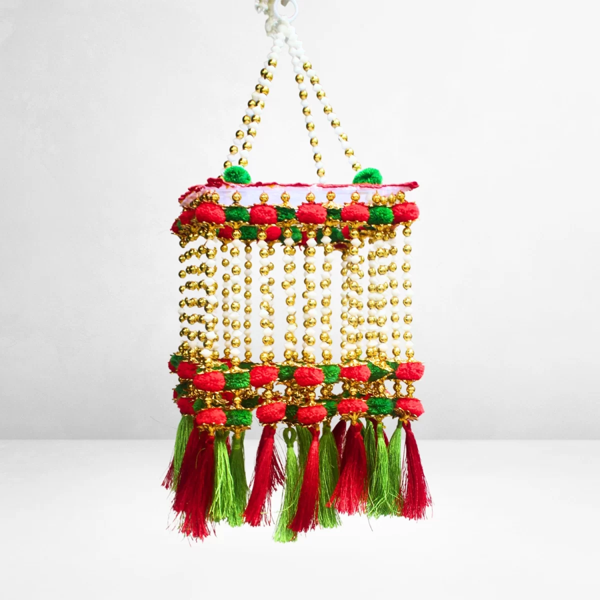 red-green-tassel-beaded-jhumar