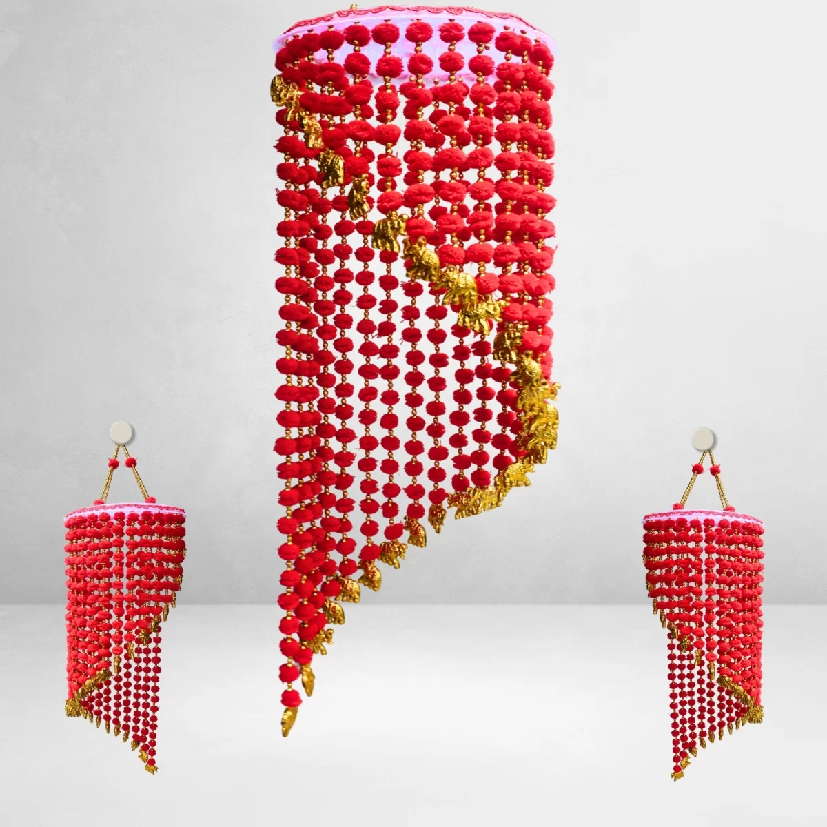 red-pom-pom-golden-beads-jhumar