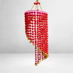 red-pom-pom-golden-beads-jhumar