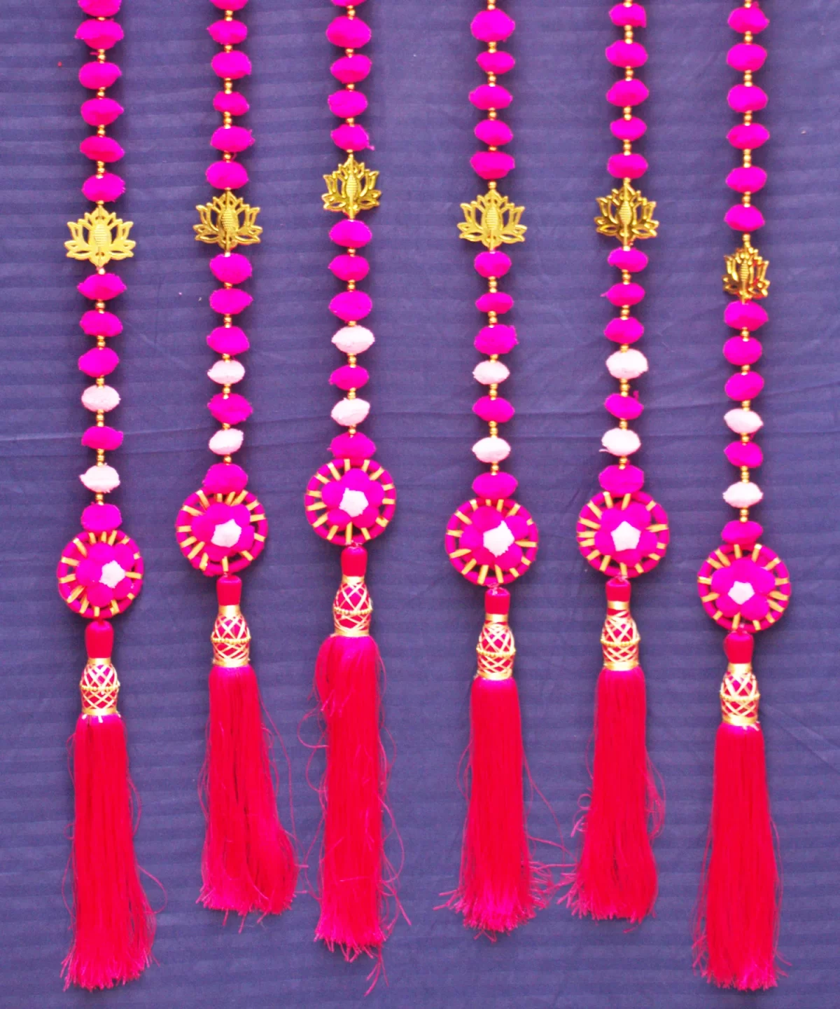 Pink-Golden-Lotus-Diwali-Latkan