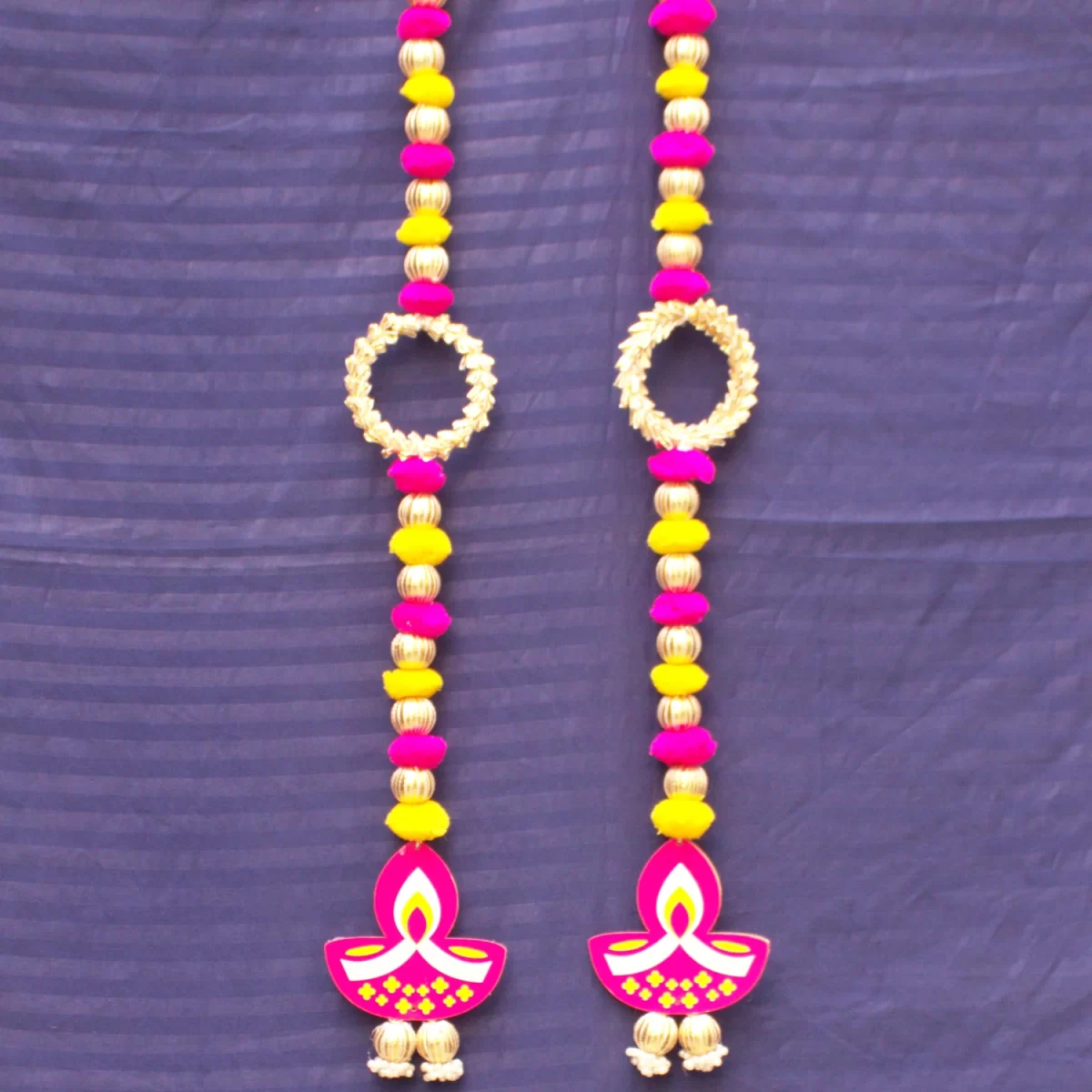 pink-diya-latkan-for-diwali