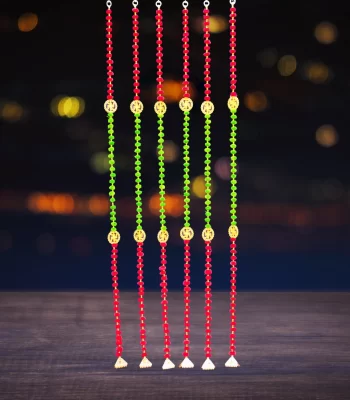 red-green-pompom-diwali-latkan-with-swastik-golden-ganti-door-hanging