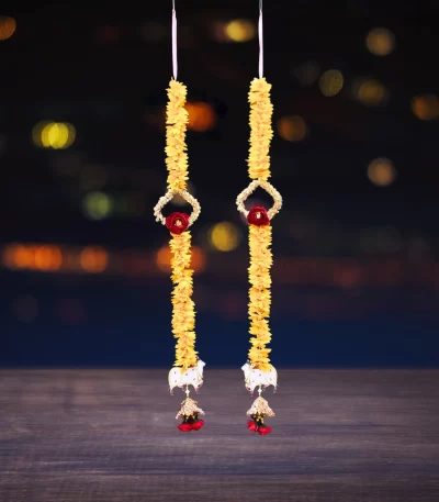 decorative-marigold-latkan-with-red-rose-door-hanging-for-diwali-weddings