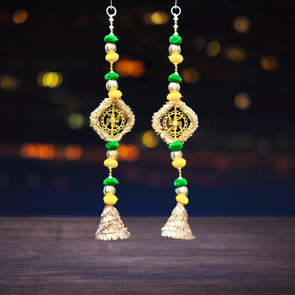 ethnic-decorative-diwali-latkan-with-golden-tassels-and-beads