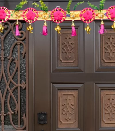 pink-floral-door-toran