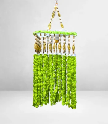 green-woolen-beaded-jhumar