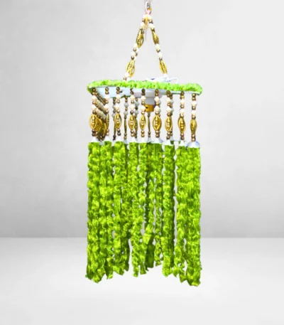 green-woolen-beaded-jhumar