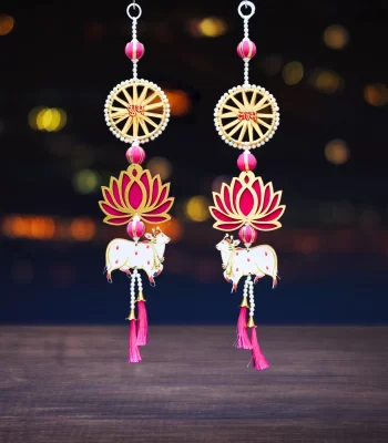 lotus-cow-wall-diwali-latkan
