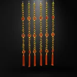 orange-pompom-and-green-red-flower-diwali-latkan