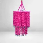 pink-woolen-beaded-jhumar