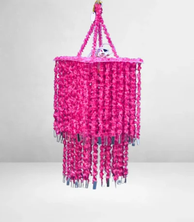 pink-woolen-beaded-jhumar