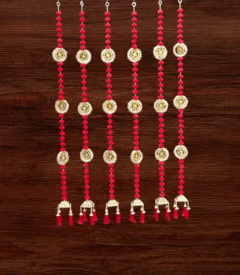 red-pompom-latkan-with-golden-ghanti-tassels-for-door-decoration