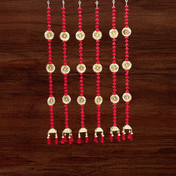 red-pompom-latkan-with-golden-ghanti-tassels-for-door-decoration