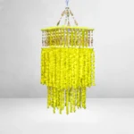 yellow-blue-woolen-beaded-jhumar