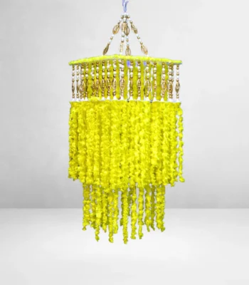 yellow-blue-woolen-beaded-jhumar