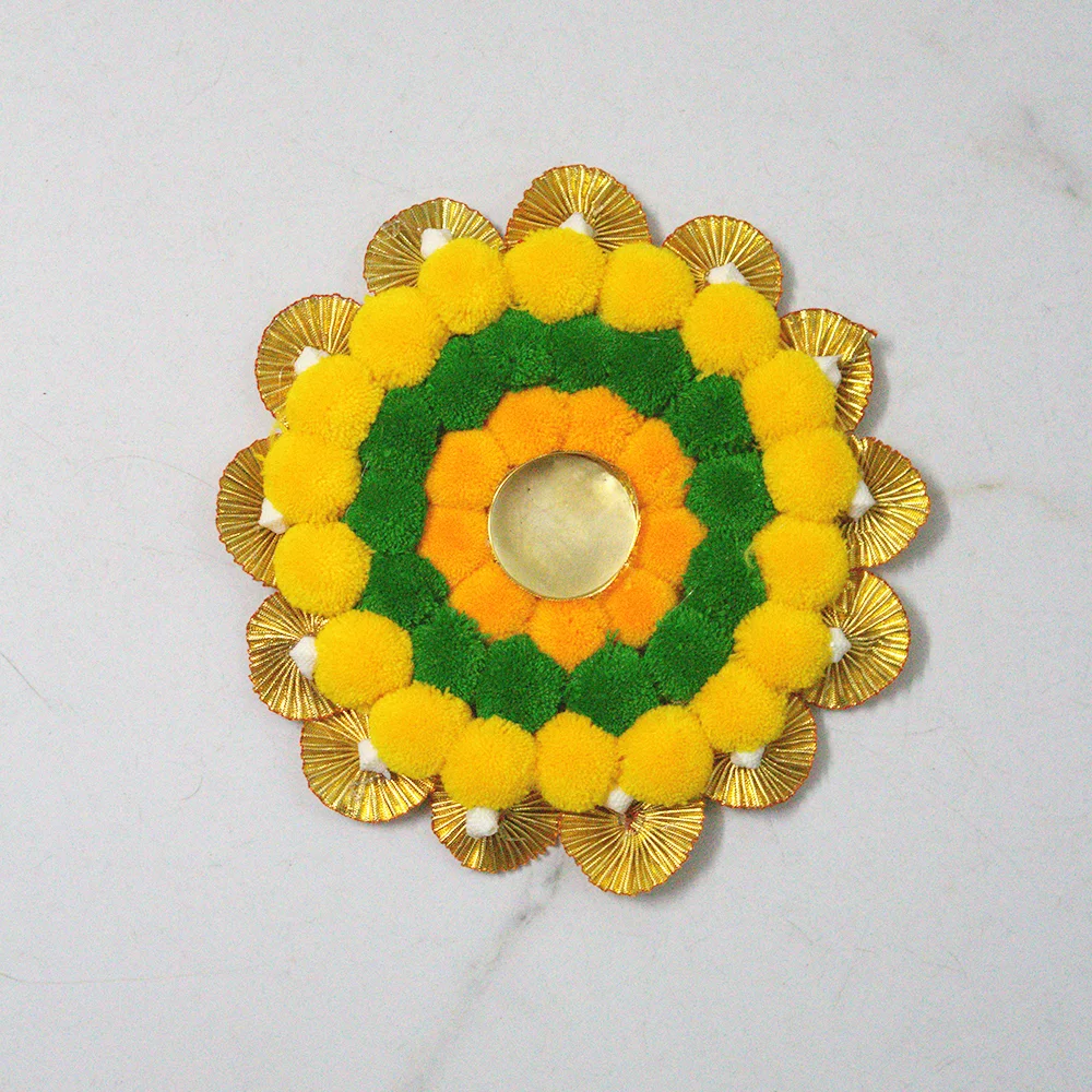 pompom-gota-work-tealight-candle-rangoli