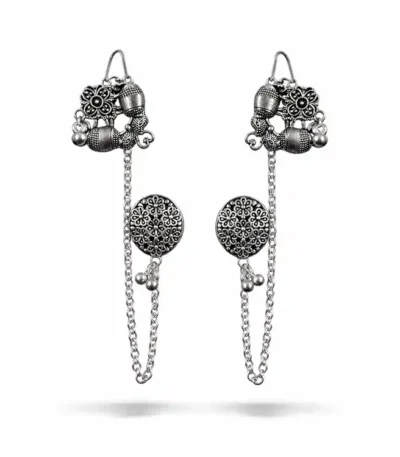 ethnic-ear-cuff-earrings-with-dangling-chain