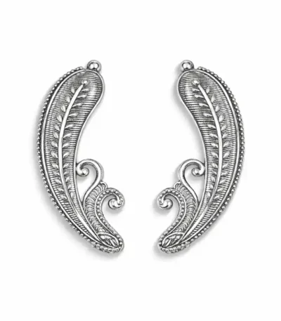 leaf-drop-silver-oxidized-earrings-for-women