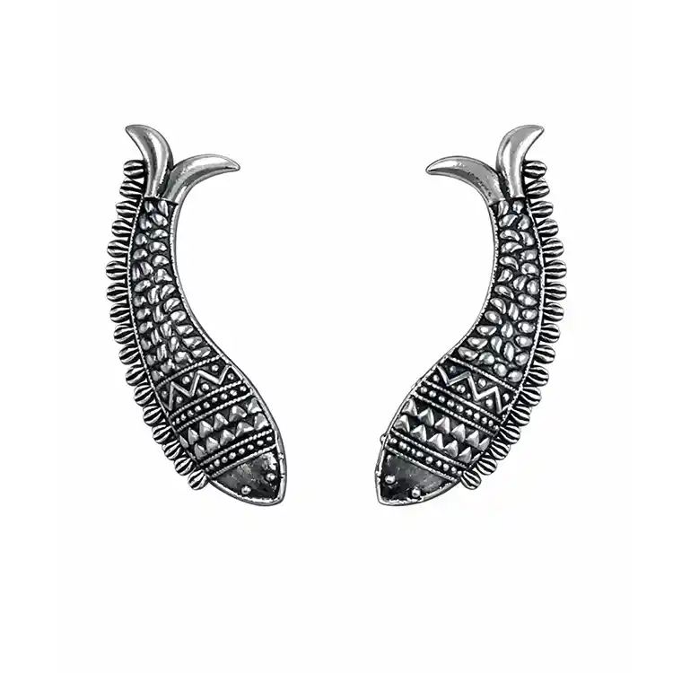 silver-fish-design-drop-earrings-for-women