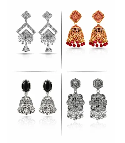designer-oxidised-silver-traditional-earrings-for-women